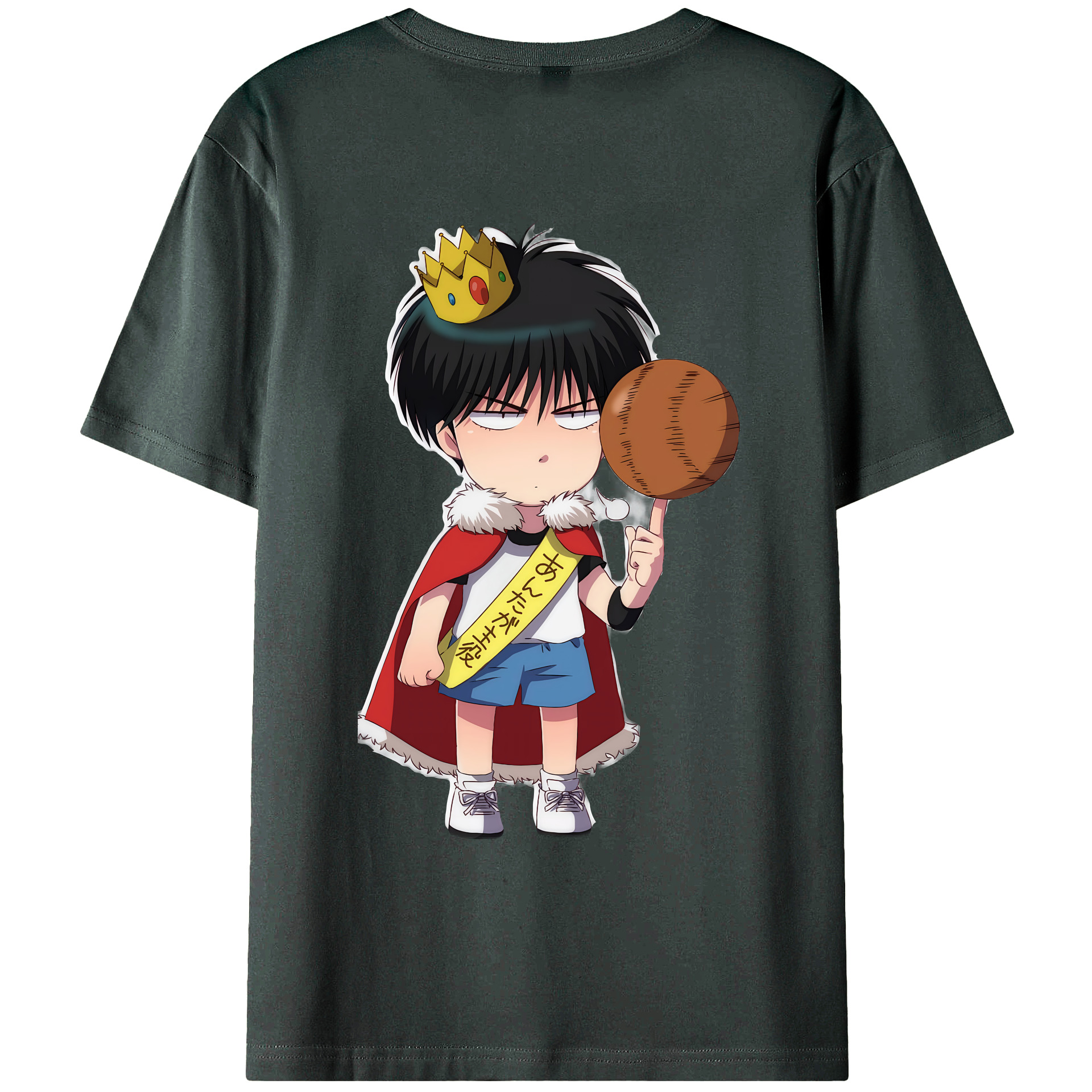 （画像用） SLAM DUNK／スラムダンク 綿100％ メンズ半袖Tシャツ（バックプリント） 通気性